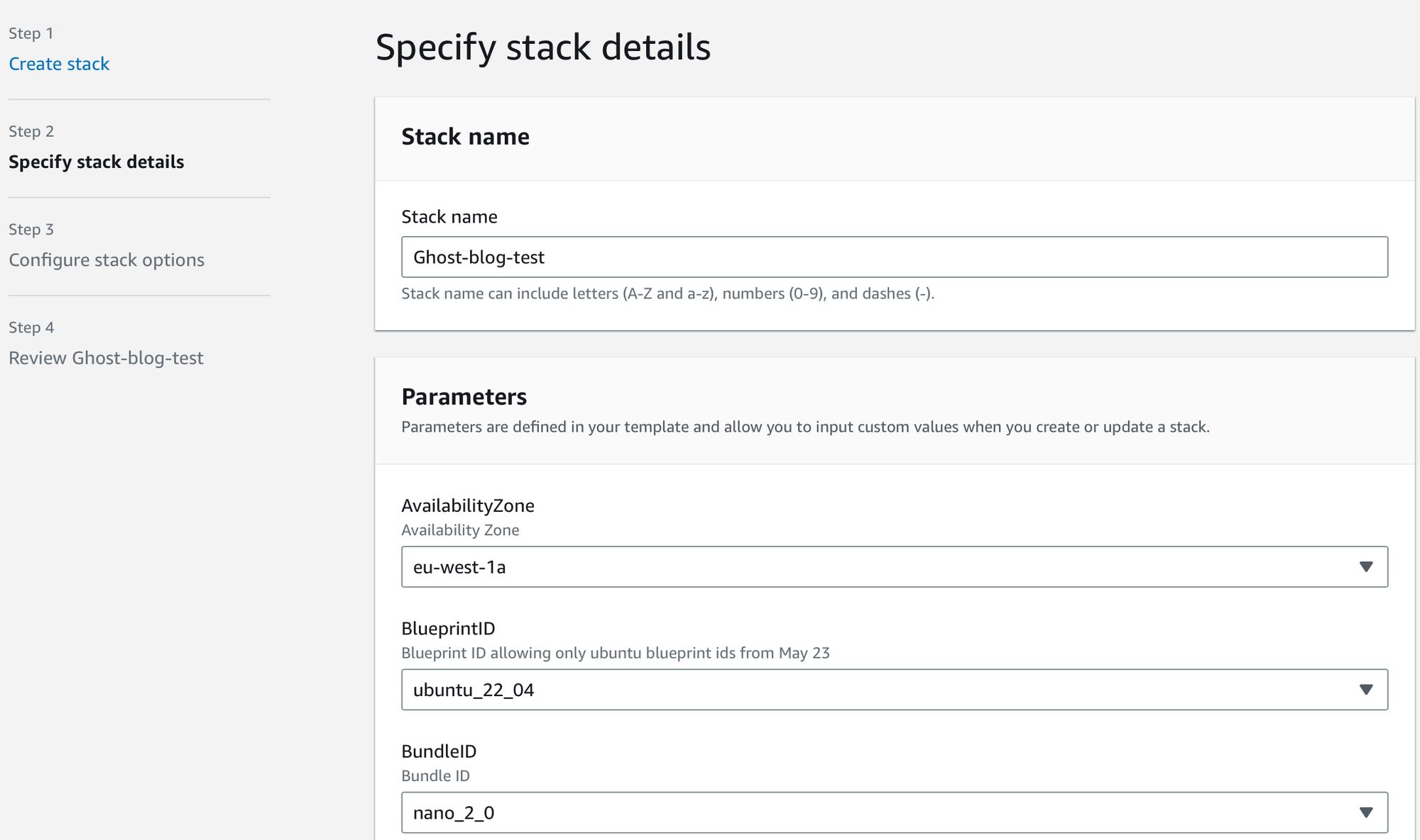 Hosting a Ghost Blog on AWS using Lightsail and docker