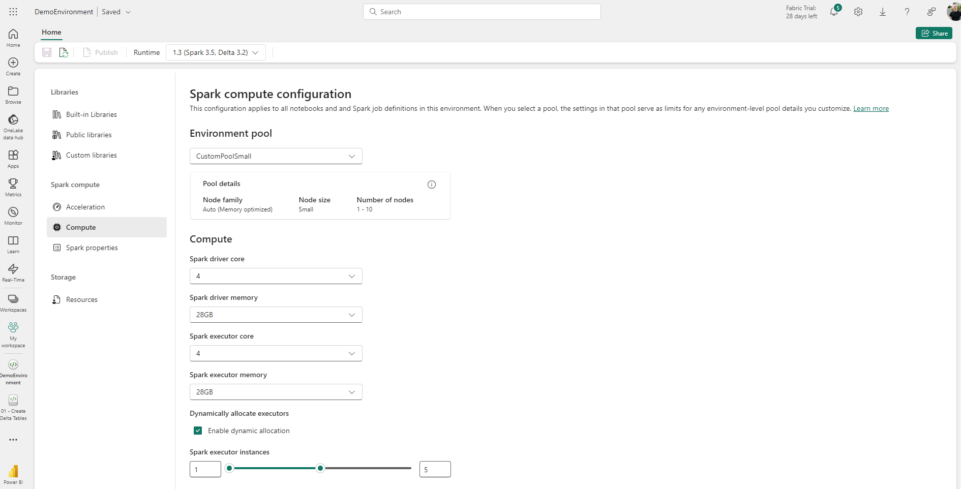 Minimising Spark Startup Duration in Microsoft Fabric