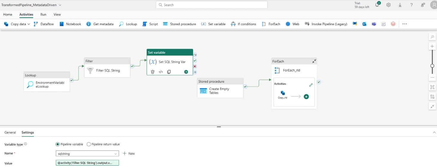 Metadata Driven Fabric Pipelines (2 of 2) - Dynamic Pipelines & Deployment