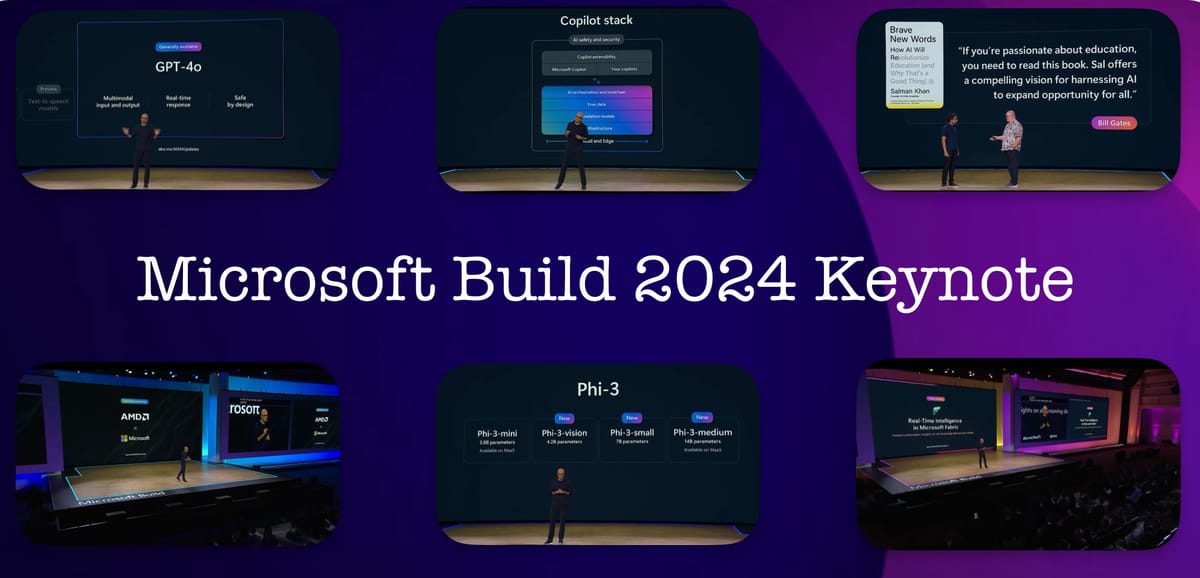 Microsoft Build 2024 - Keynote Key Takeaways